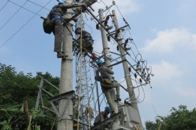 安山鎮福利院變壓器增容工作圓滿完成