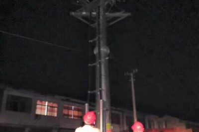 10kⅤ線路柱上開關、變壓器樁頭、高壓線路導線搭頭處等進行紅外測溫