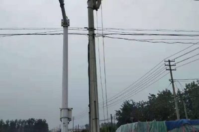 帶電消缺沭陽縣耿圩鎮10千伏174耿西線31—1號桿至31—8號桿線路