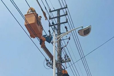 揚州供電公司配電運檢室帶電檢修線路