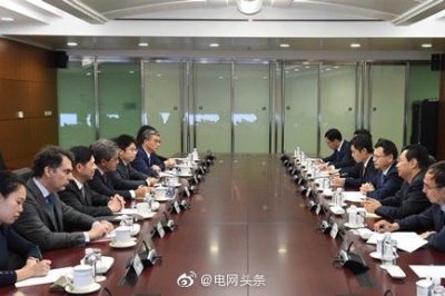 國家電網(wǎng)董事長會見桑坦德集團首席執(zhí)行官：進一步深化合作 服務(wù)“一帶一路”建設(shè)