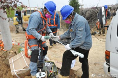 業家溝村新上80千伏安箱變工程施工