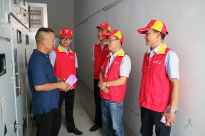 國網平陽縣供電公司組織開展安全用電進企業活動