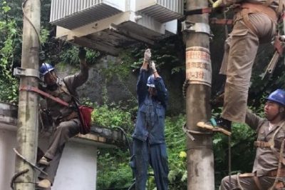 開展勉縣山區貧困村學校暖冬工程電力增容計劃項目施工