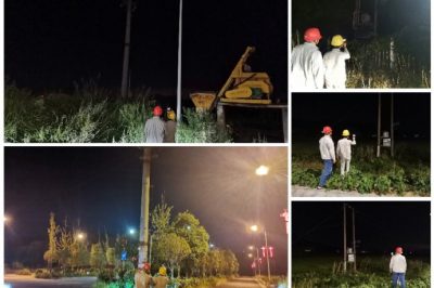 對10千伏君新線用電量大的專變臺區、斷路器、電纜頭開展常態化測溫工作