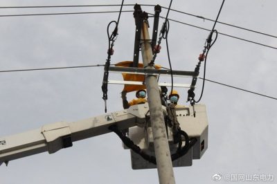 高溫下的“黃金甲” 保臺區持續用電