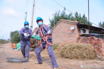 對10千伏崔聯5417線進行線路改造